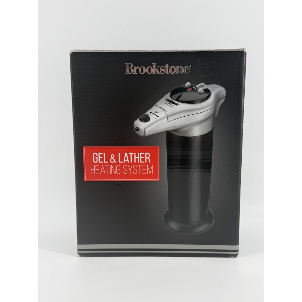 Brookstone Gel Shaving Heating System BSHL1 Hot Lather Shave Dispenser